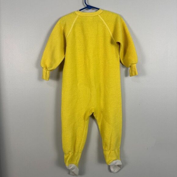 Vintage Winnie The Pooh Footed Sleeper Pajamas 4T Dinsey - Picture 6 of 7